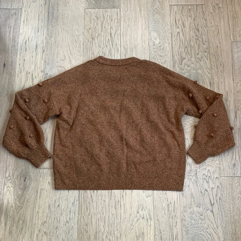 Madewell Brockton Bobble Sweater Merino Wool Blend Size Medium - Picture 10 of 10